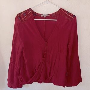 Miss Me bell sleeve blouse